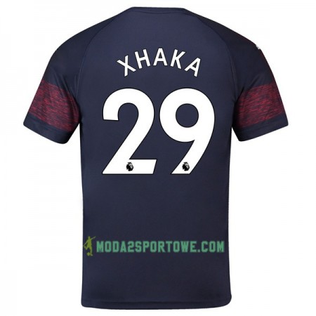 Koszulka Arsenal Xhaka 29 Wyjazdowe Stroje Piłkarskie 2018/19 Krótki Rękaw